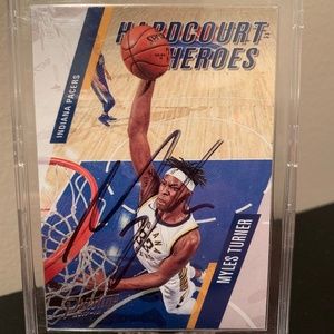 Myles Turner autographed Indiana Pacers basketball card